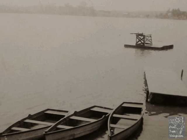 Row_Boats_Dock_Lake_PrintFromVintage